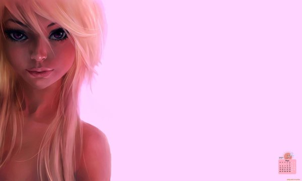 Девушка розовый