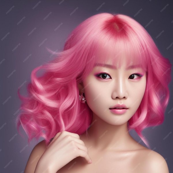 Девушка розовый