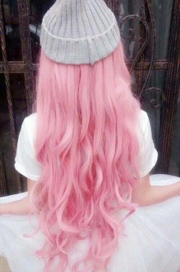 Девушка розовый