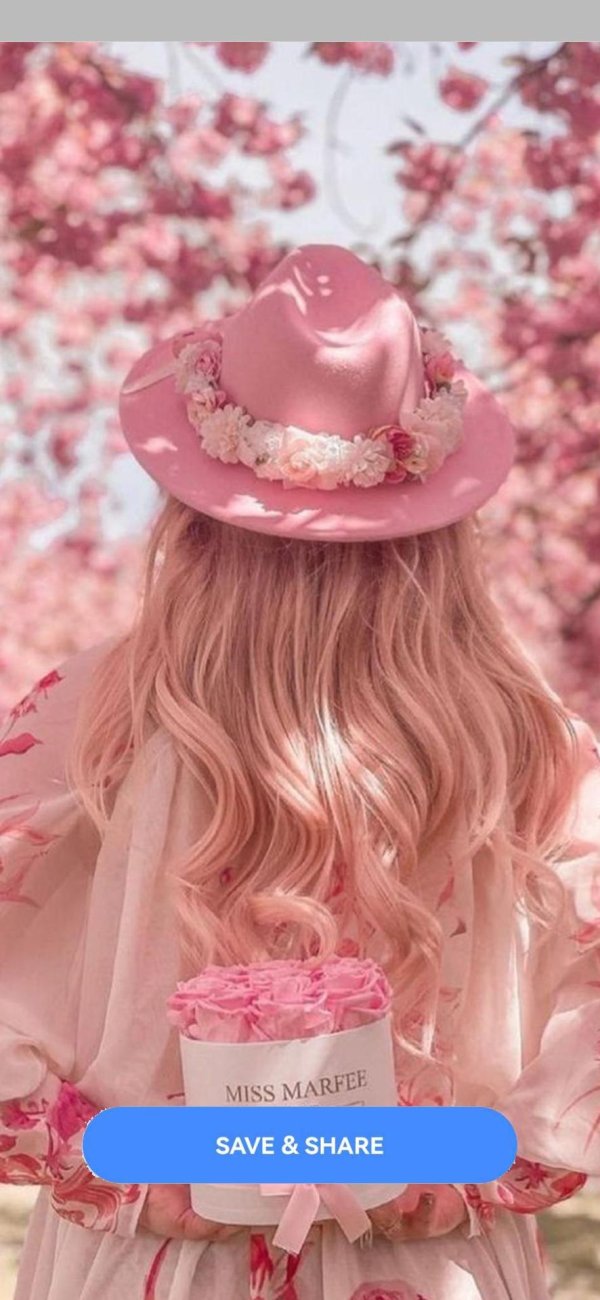 Девушка розовый