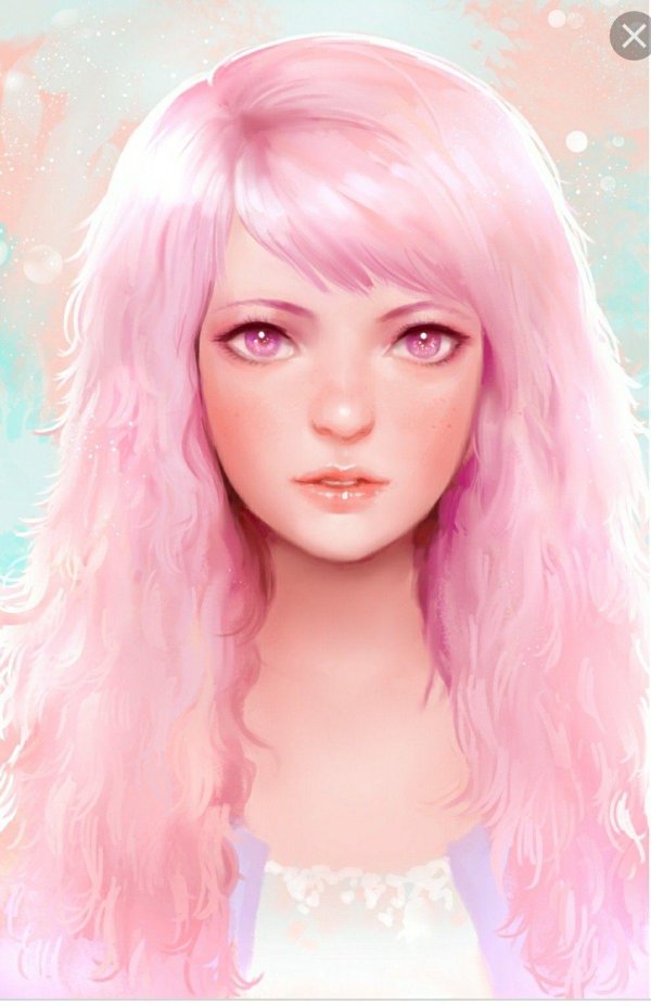 Девушка розовый