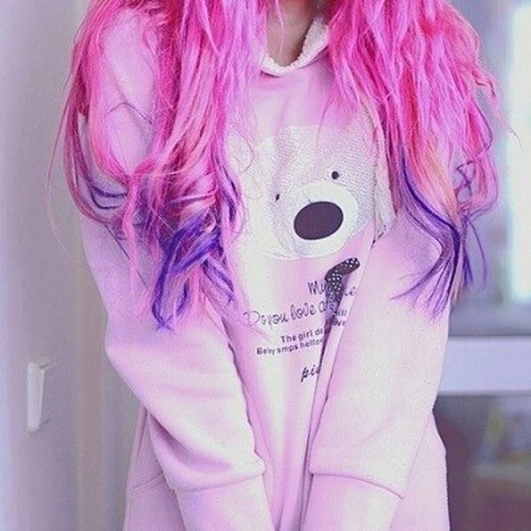 Девушка розовый