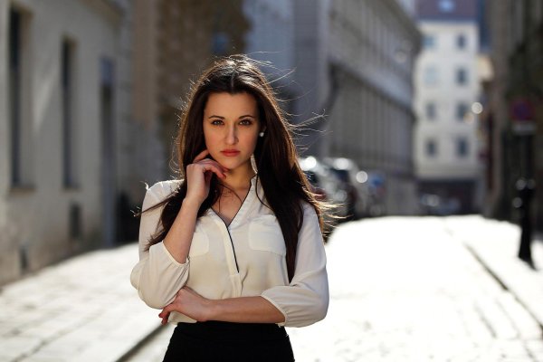 Открыто девушка