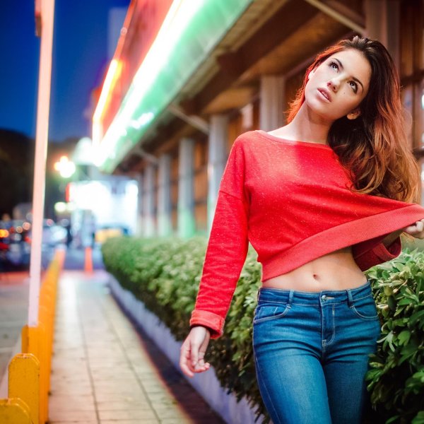 Открыто девушка