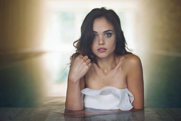 Открыто девушка