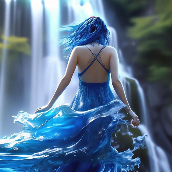 Девушка вода