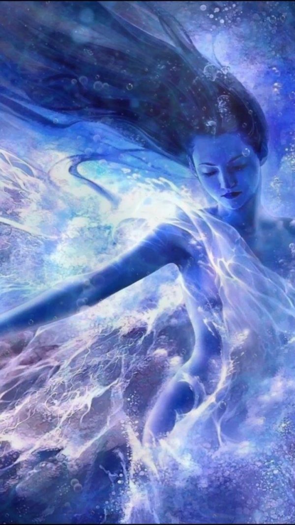 Девушка вода