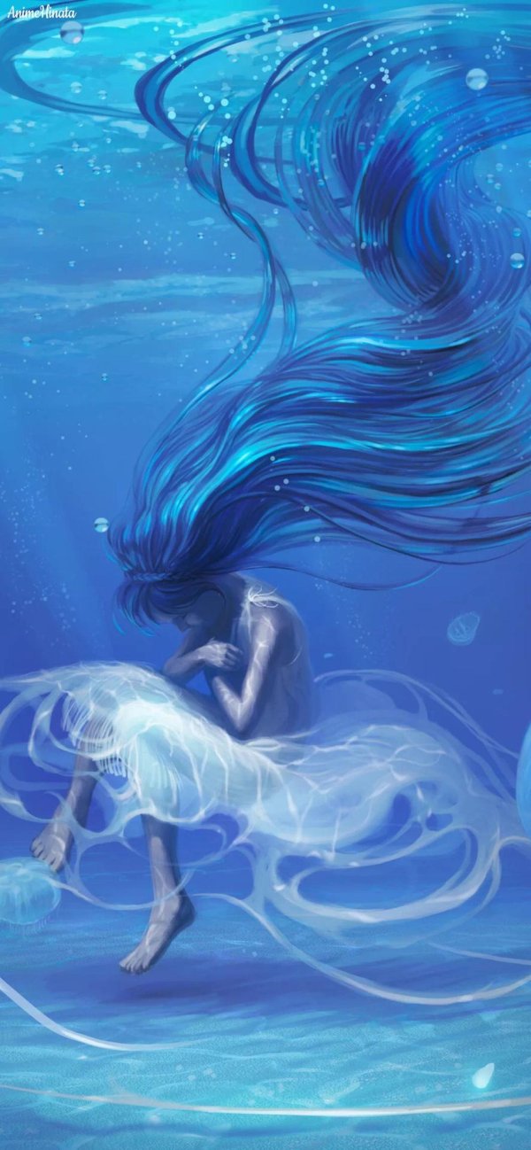 Девушка вода