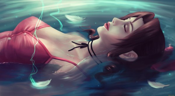 Девушка вода