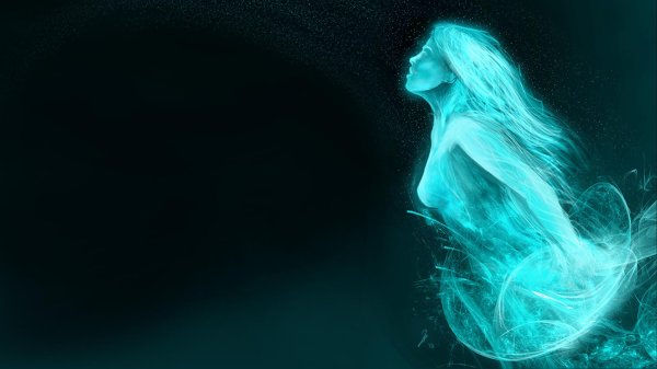 Девушка вода