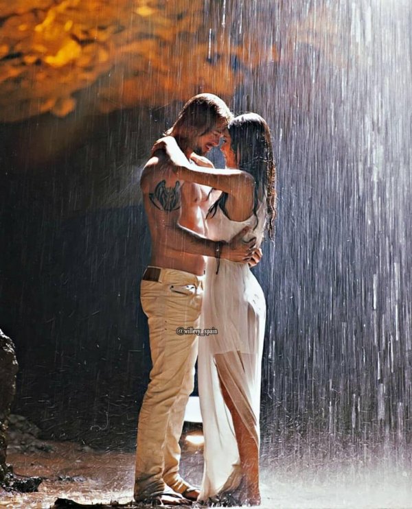 Девушка дождь