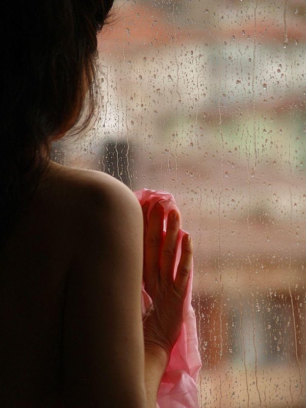 Девушка дождь
