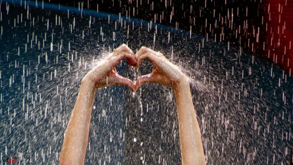 Девушка дождь