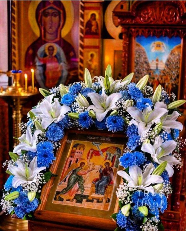 храмовая флористика благовещение