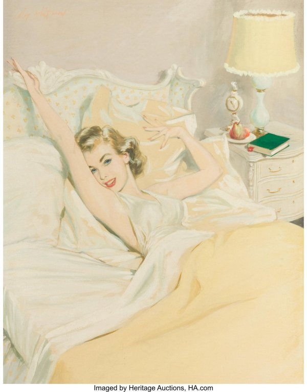 Девушка проснулась