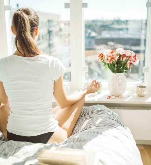 Девушка проснулась