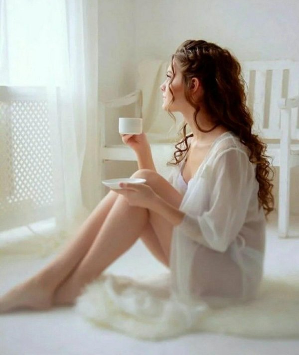 Девушка проснулась