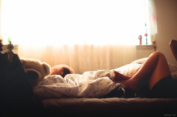 Девушка проснулась