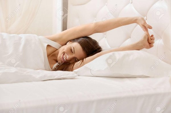 Девушка проснулась