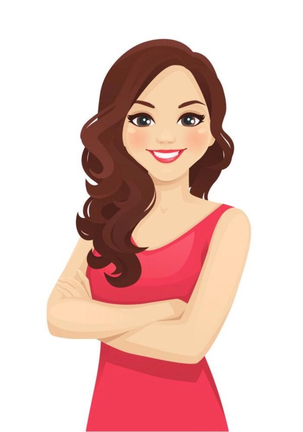 Девушка думает