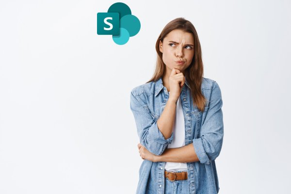 Девушка думает