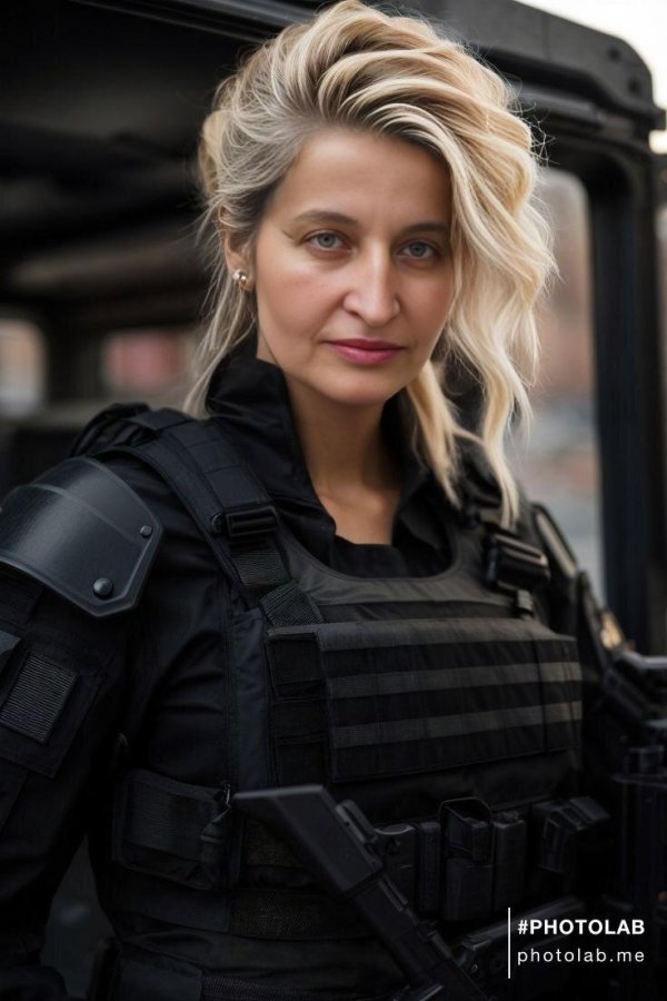 Девушка солдат