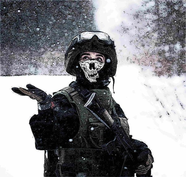 Девушка солдат