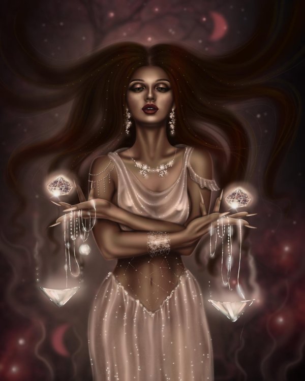 Девушка весы