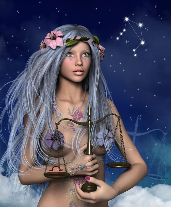 Девушка весы