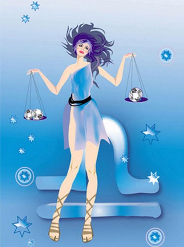 Девушка весы