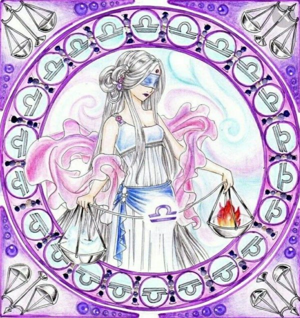 Девушка весы