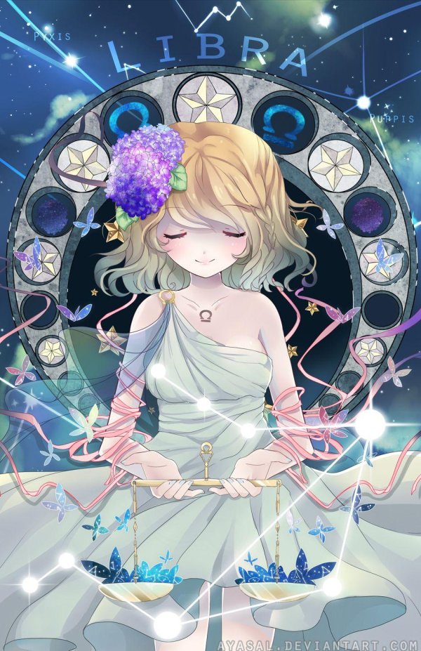 Девушка весы