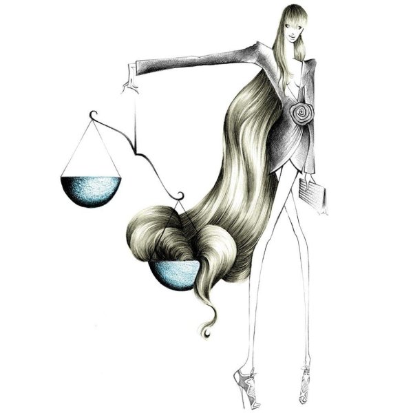 Девушка весы