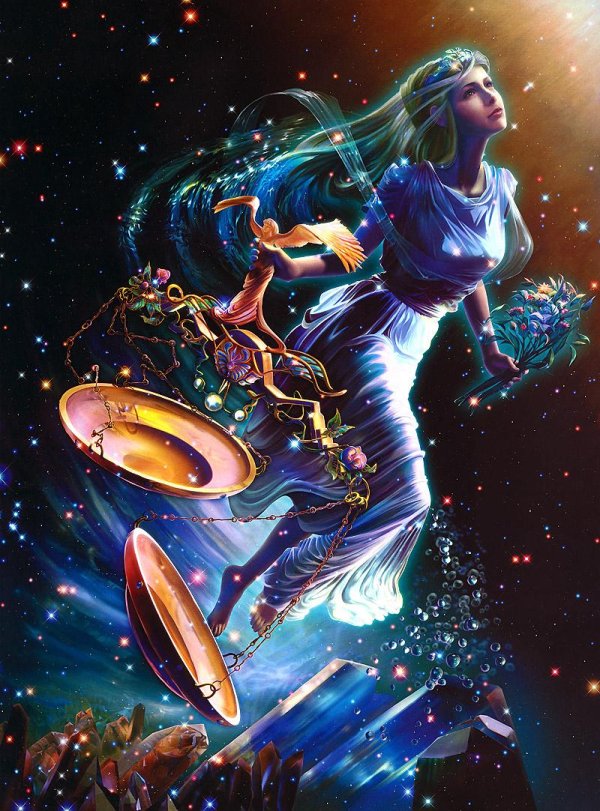 Девушка весы