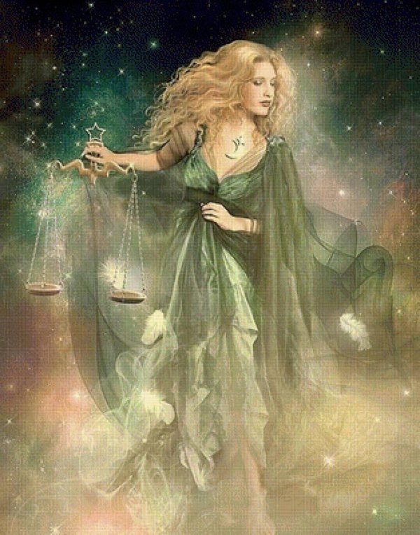 Девушка весы