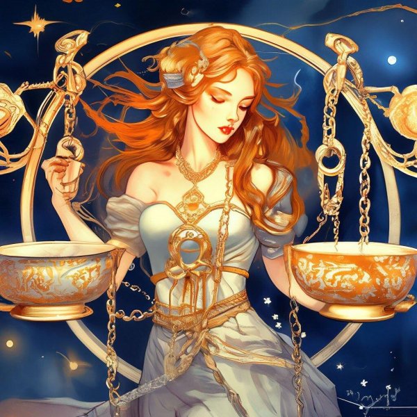 Девушка весы