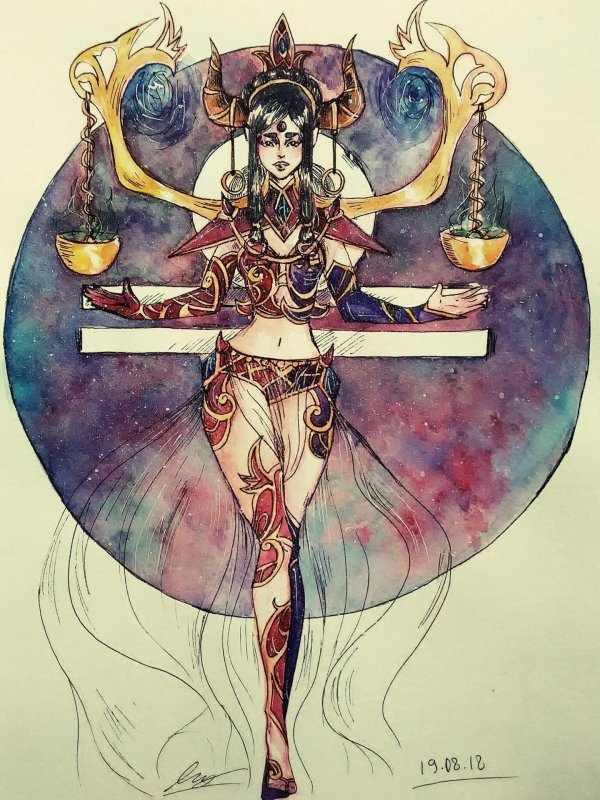 Девушка весы