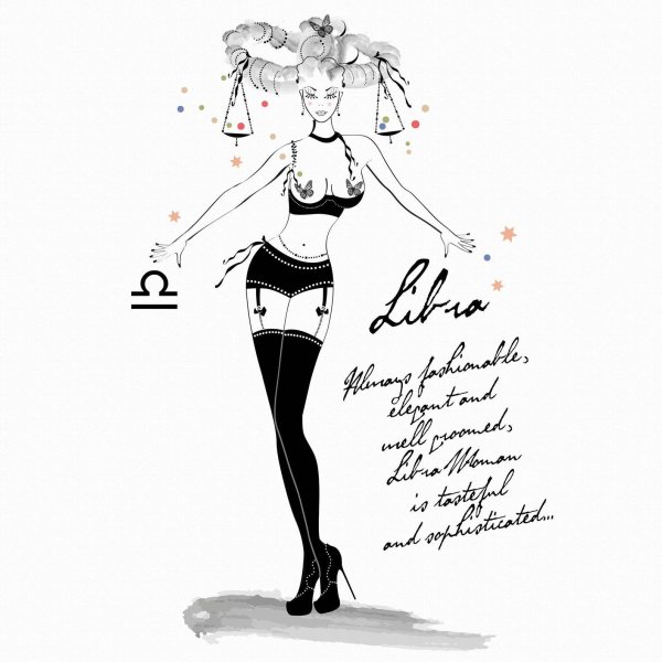 Девушка весы