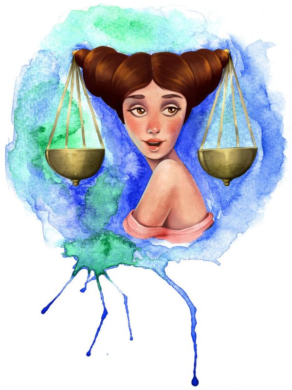 Девушка весы