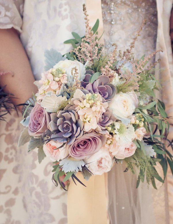 свадебные букет