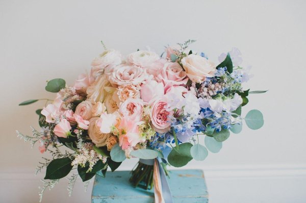 свадебный букет растрепыш