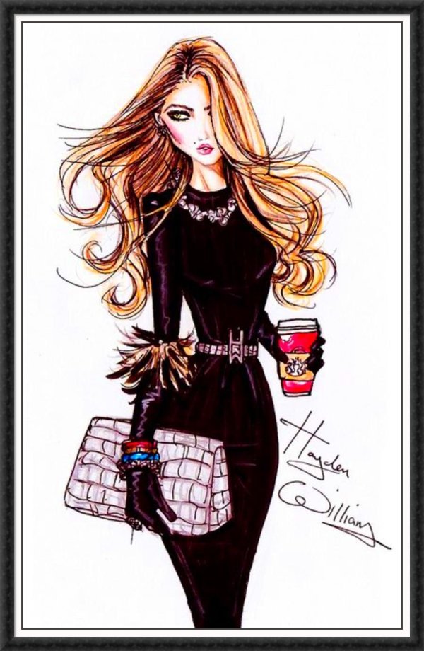 Девушка мода