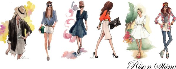 Девушка мода