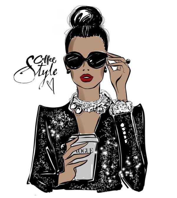 Девушка мода