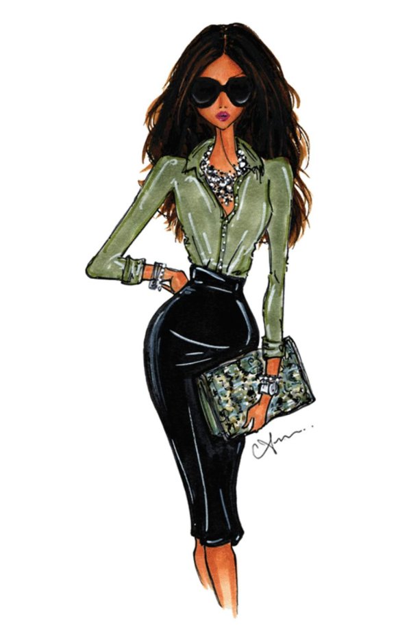 Девушка мода