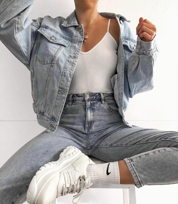 Девушка мода