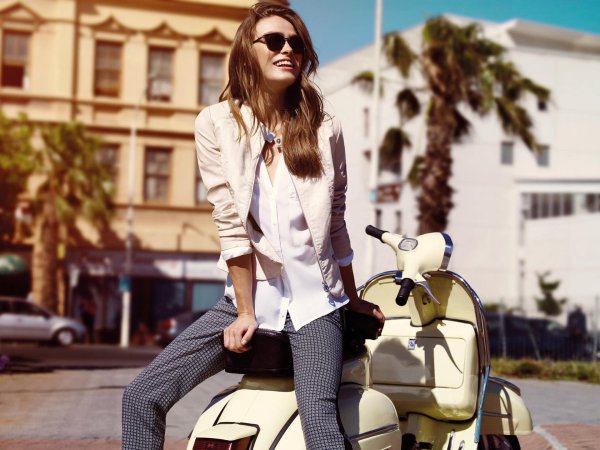 Девушка мода