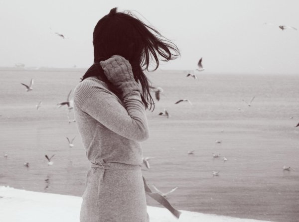 Девушка ждет