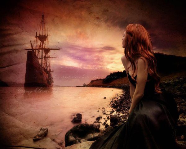 Девушка ждет