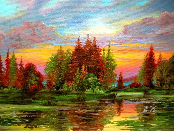 Пейзажи девушка